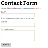 Classic Contact Forms